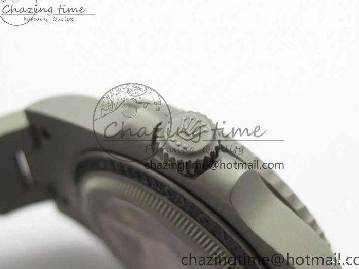 116610 Bezel Skeleton DIal Best Sandblasted Edition on ROF Andrea Submariner Carbon SA3130 Pirlo 0308